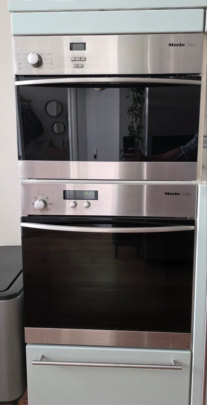 Miele Classic oven H344-2B en stoomoven DG 163-2, Witgoed en Apparatuur, Ovens, Ophalen, Gebruikt, Hete lucht, Oven