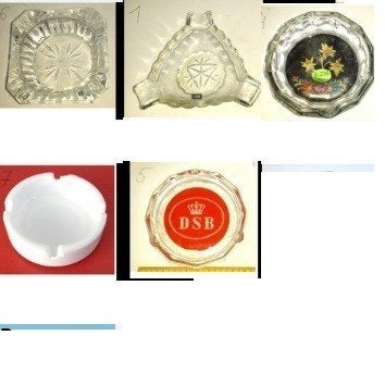 Vintage Asbakken naar uw keuze. Echte Edelweiss Unieke Bloem, Ophalen of Verzenden, Overige typen