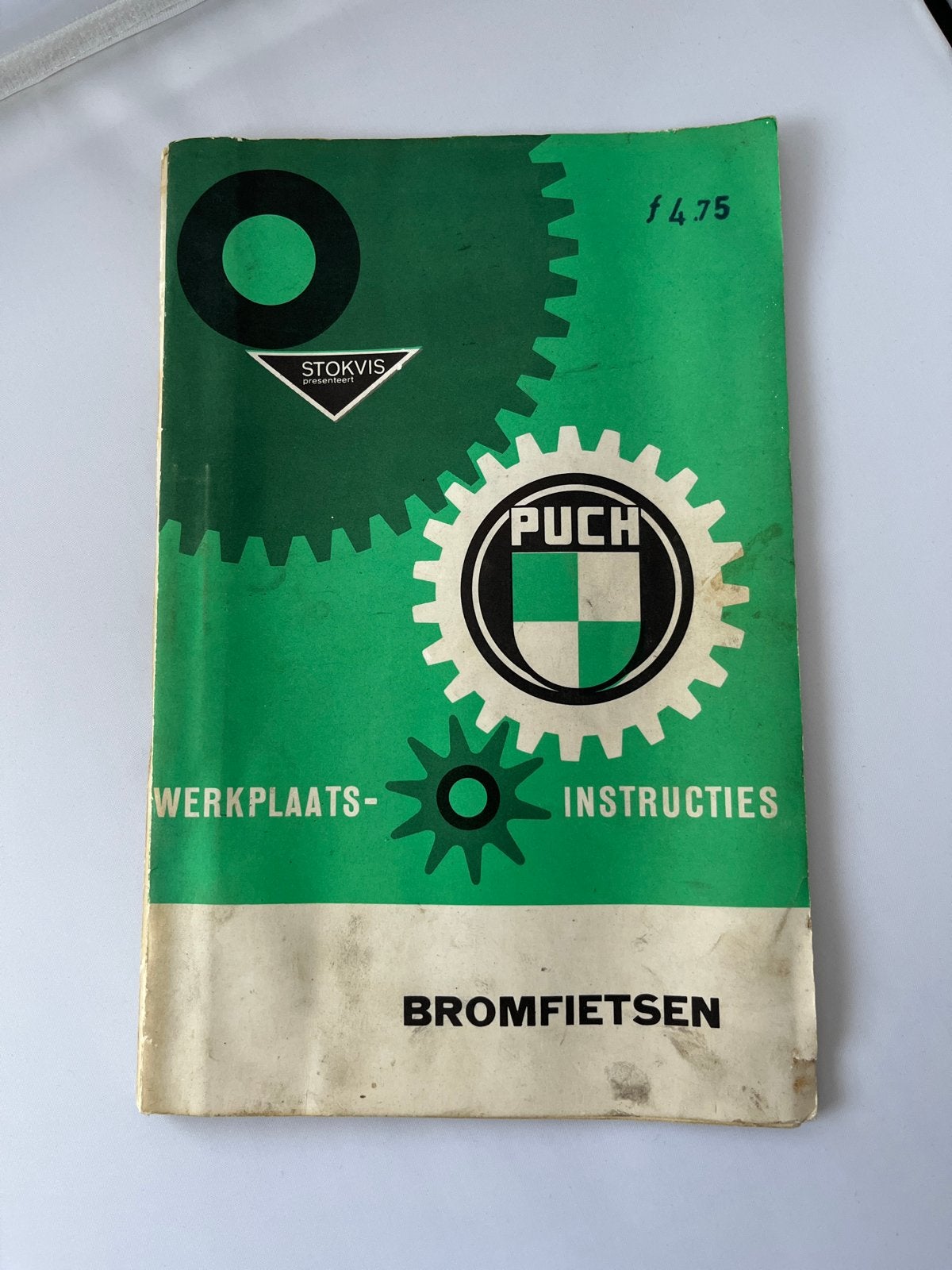 Puch Bromfietsen Werkplaats Instructies Stokvis, Ophalen of Verzenden, Gelezen, Algemeen