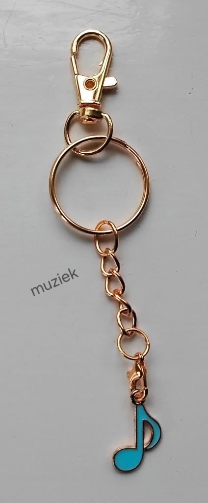 Sleutelhanger muzieknoot, muziek, muzikant, Ophalen of Verzenden, Nieuw, Overige typen