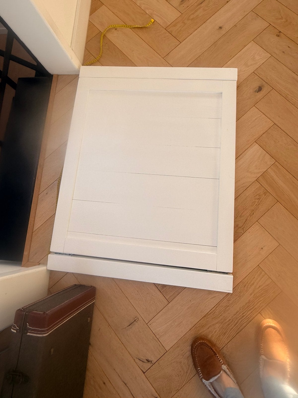 Hekje voor trap, custom made, Ophalen, 100 tot 115 cm, Zo goed als nieuw, Schroefhekje