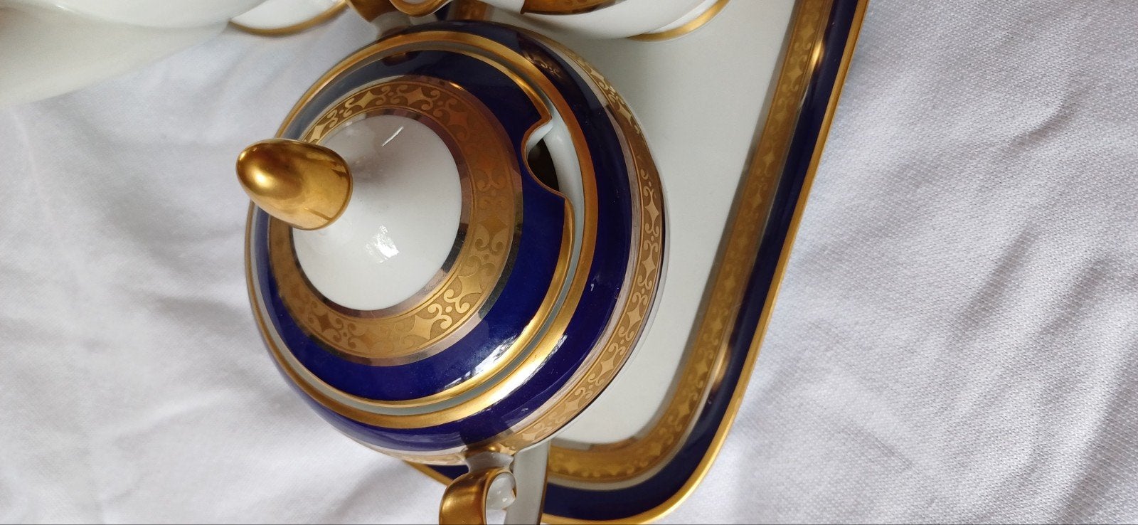 Hutschenreuther Kobalt Porseleinen Servies - Drache Modell, Ophalen
