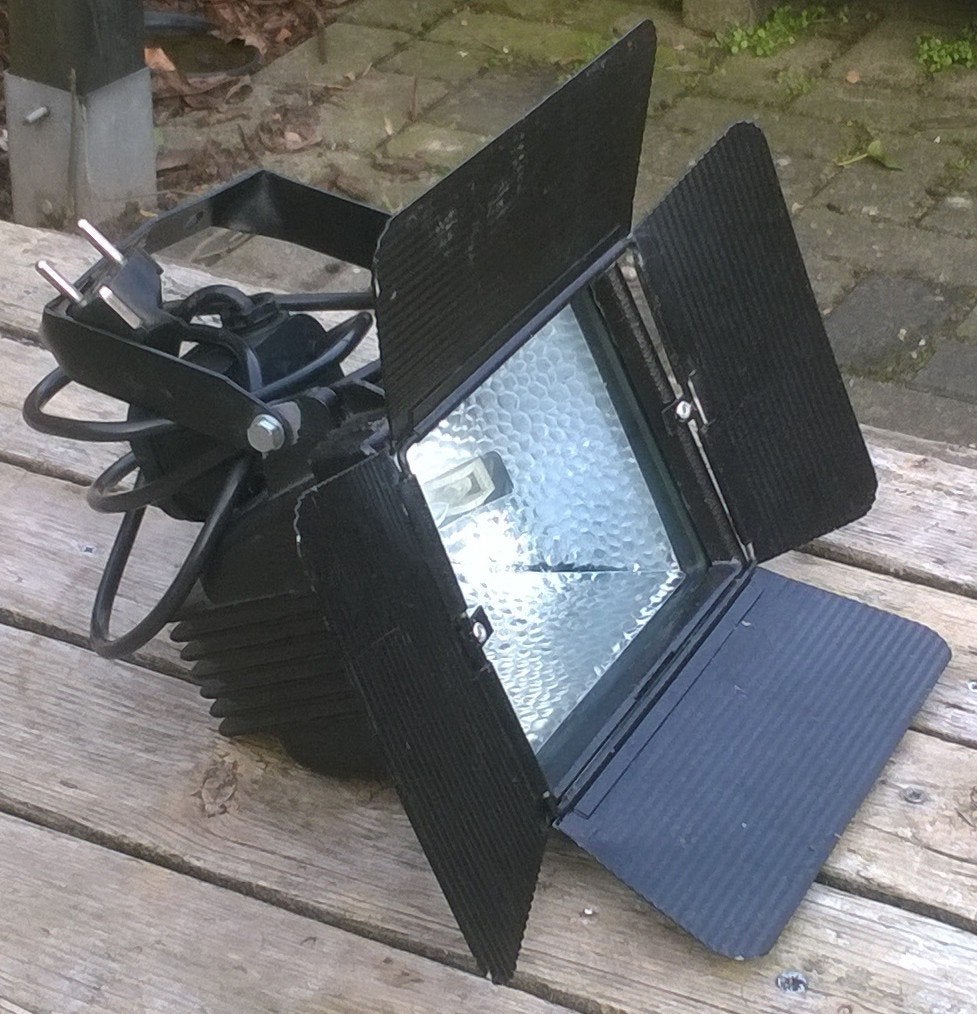 Floodlight 500 Watt met barndoor, Gebruikt, Ophalen of Verzenden, Nb, Nb