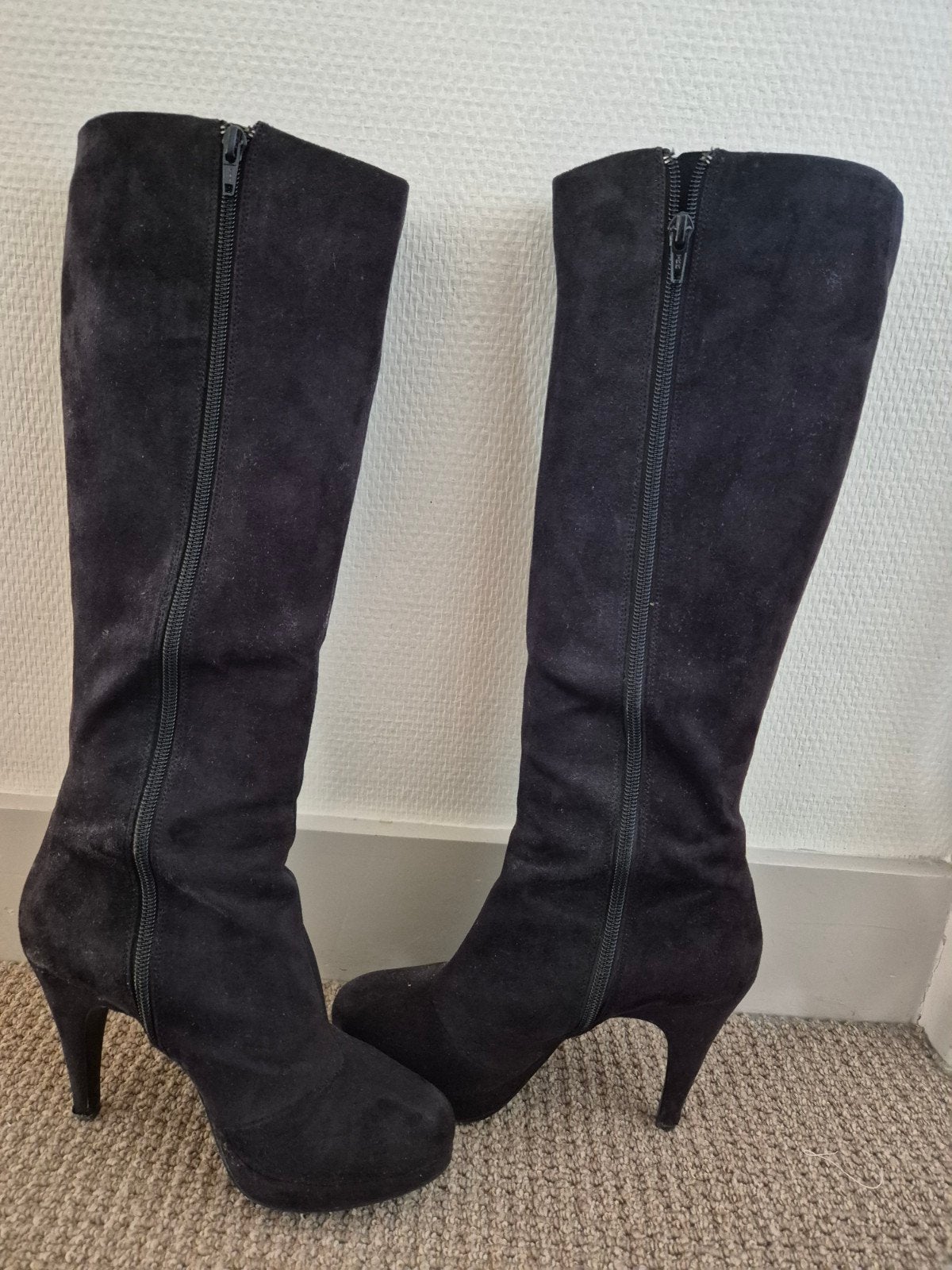 Kniehoge laarzen maat 38, Kleding | Dames, Ophalen of Verzenden, Zwart, Hoge laarzen