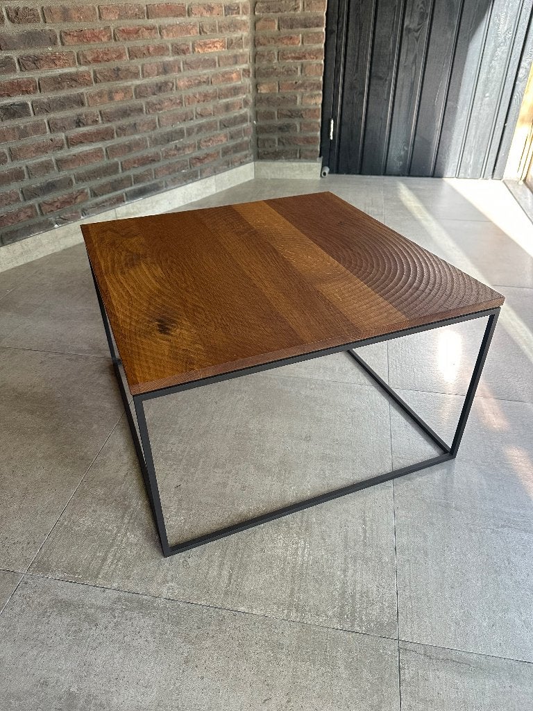 Linteloo  design salontafel, Ophalen, 50 tot 100 cm, Vierkant, 50 tot 100 cm