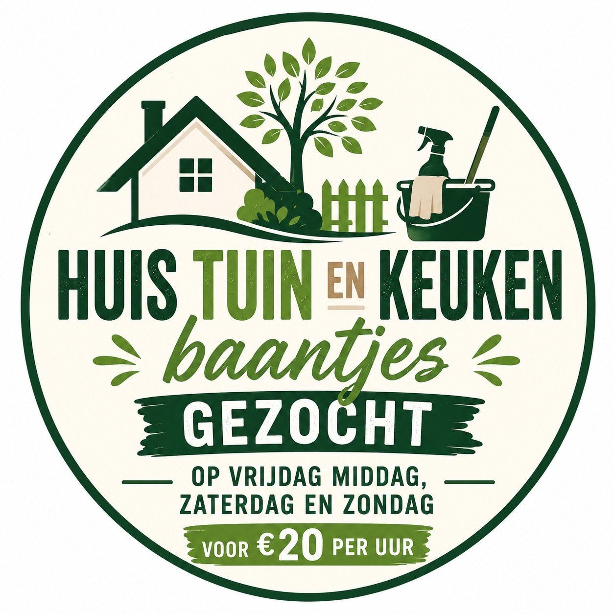 Bijbaantje gezocht het liefst in Groesbeek en omstreken, Vacatures, Overige vormen, Vanaf 1 jaar, Overige niveaus, Vakantiewerk