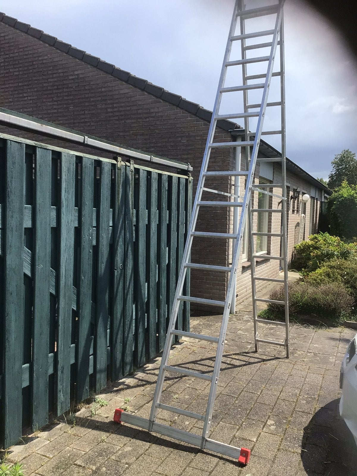Als nieuw !Centrum reformladder 2x14 sporten., Ophalen of Verzenden, Zo goed als nieuw