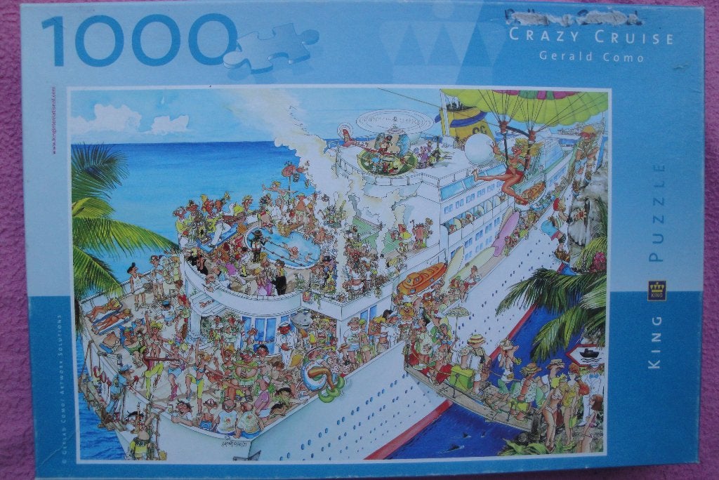 KING GEROLD COMO COLLECTION  PUZZLE  1.000 st. voor 2,50euro, Ophalen of Verzenden, 500 t/m 1500 stukjes, Zo goed als nieuw, Legpuzzel