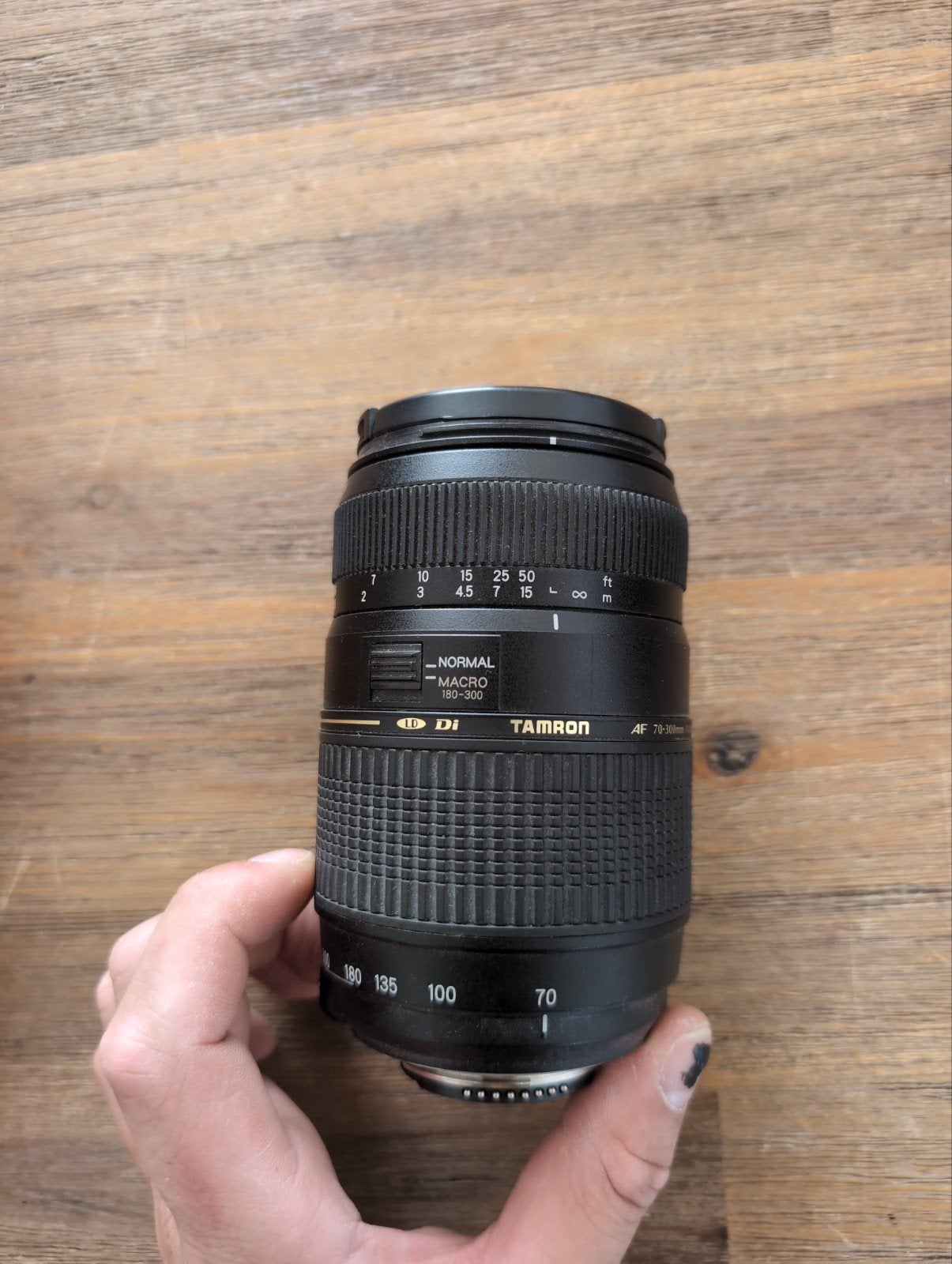 Nikon Tamron AF 70-300mm f/4-5.6 Di LD, Ophalen, Telelens