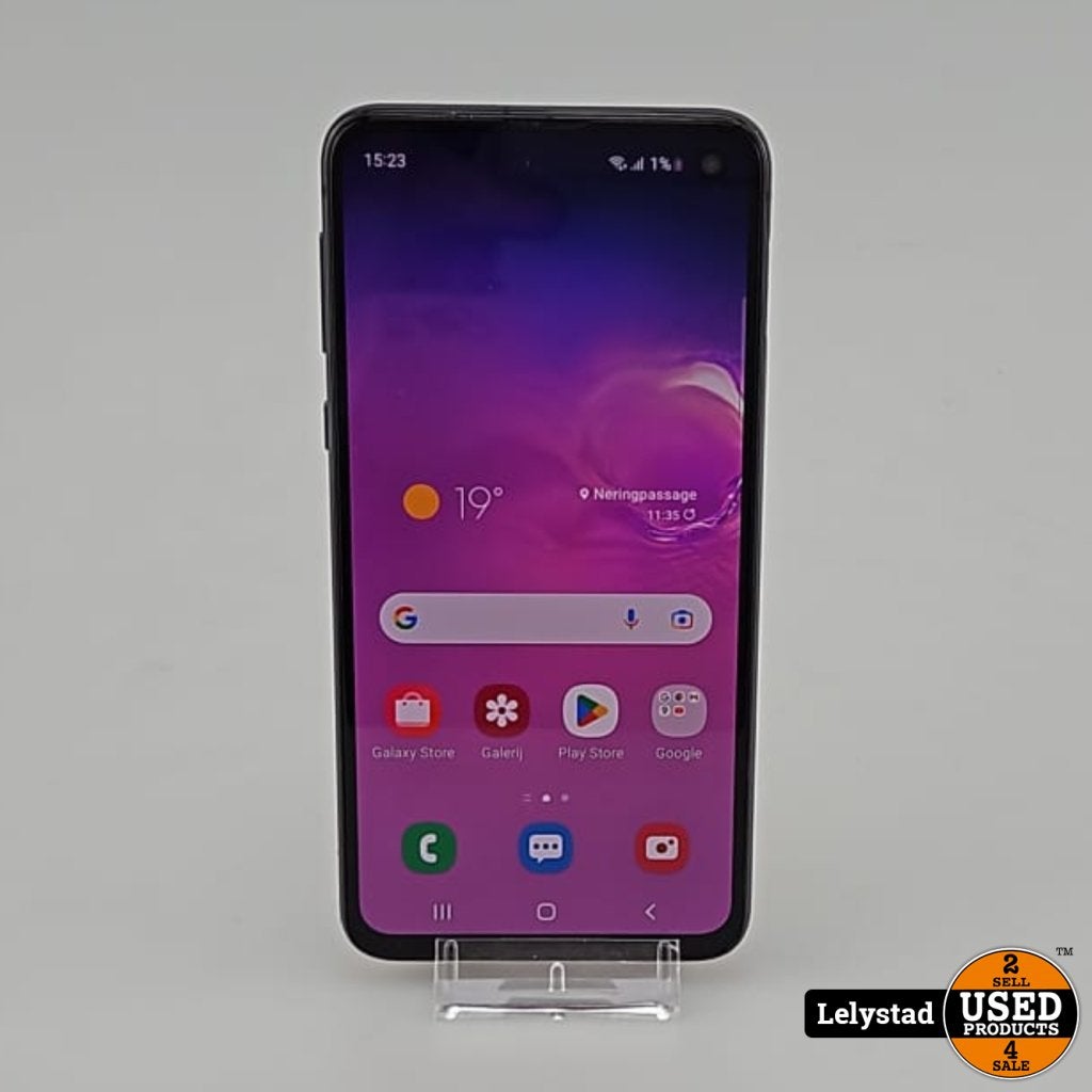 Samsung Galaxy S10E 128GB DUOS Zwart/Grijs, Telecommunicatie, Mobiele telefoons | Samsung, Samsung, Gebruikt, Support@Samsung.com