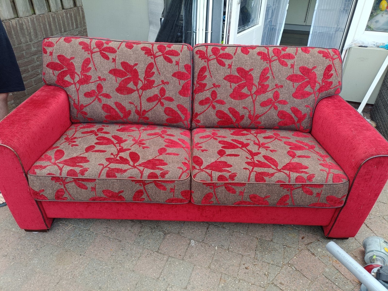 bank-30 euro.geen gratis., Huis en Inrichting, Ophalen, 150 tot 200 cm, Tweepersoons, Zo goed als nieuw