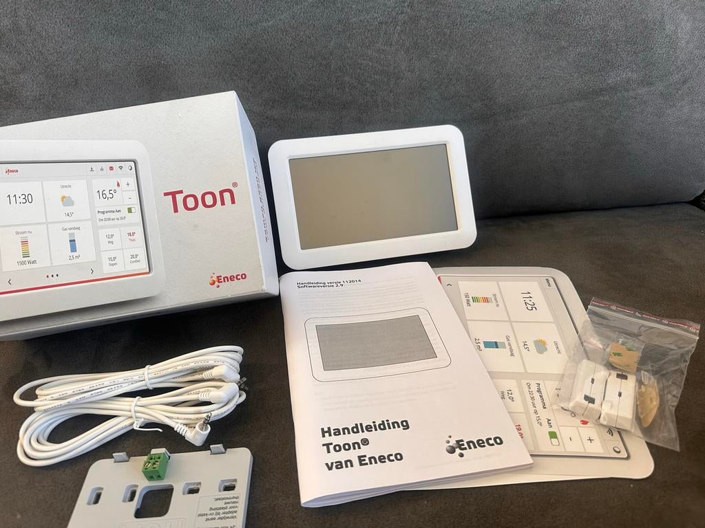 Eneco Toon thermostaat - Slimme thermostaat, Ophalen of Verzenden, Slimme thermostaat, Zo goed als nieuw