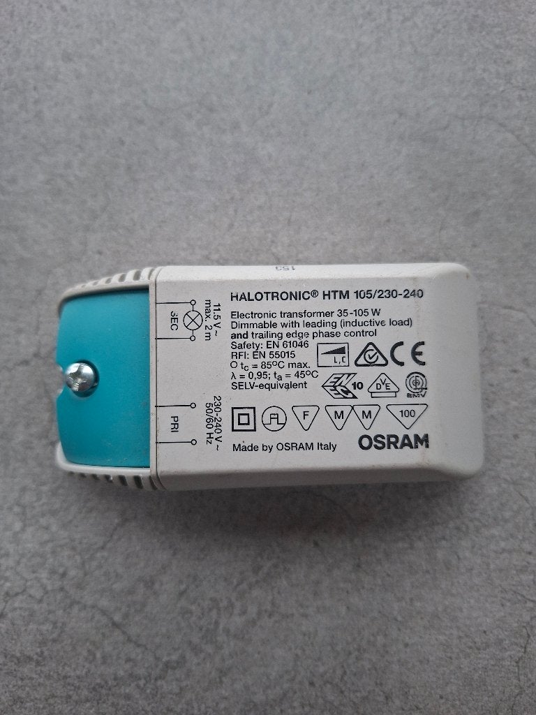 Electronische transformator, Hobby en Vrije tijd, Ophalen of Verzenden, Gebruikt