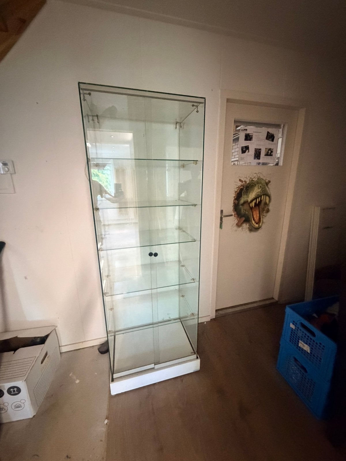 Vitrinekast gratis af te halen, Ophalen, 50 tot 100 cm, Zo goed als nieuw, 150 tot 200 cm