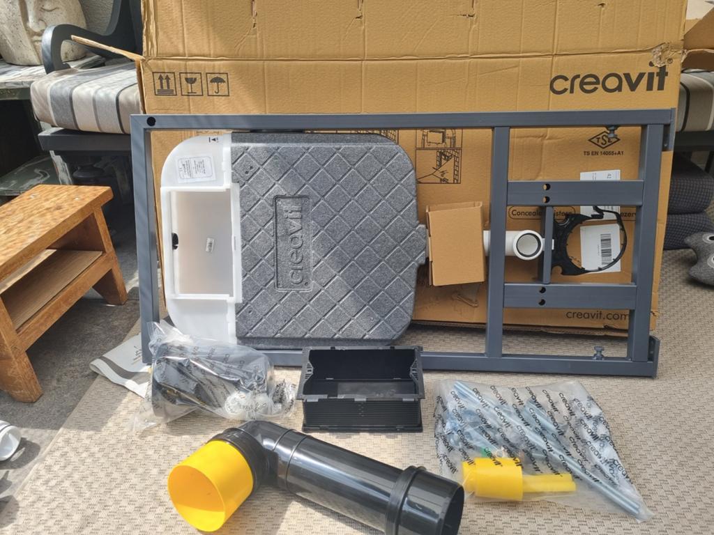 Creavit inbouwreservoir voor wandcloset - Nieuw, Ophalen, Nieuw, Toilet