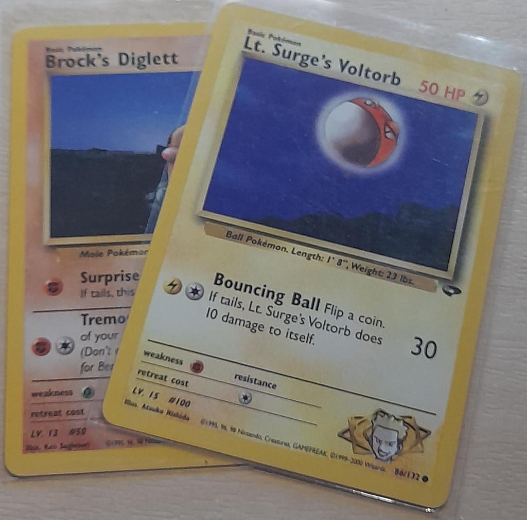 Pokémon Gym Challenge: Kaarten goede staat (ook los te koop), Ophalen of Verzenden, Zo goed als nieuw, Meerdere kaarten