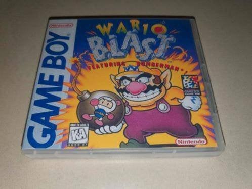 Wario Blast Game Boy GB Game Case, Spelcomputers en Games, Games | Nintendo Game Boy, Avontuur en Actie, Verzenden, 1 speler, Zo goed als nieuw