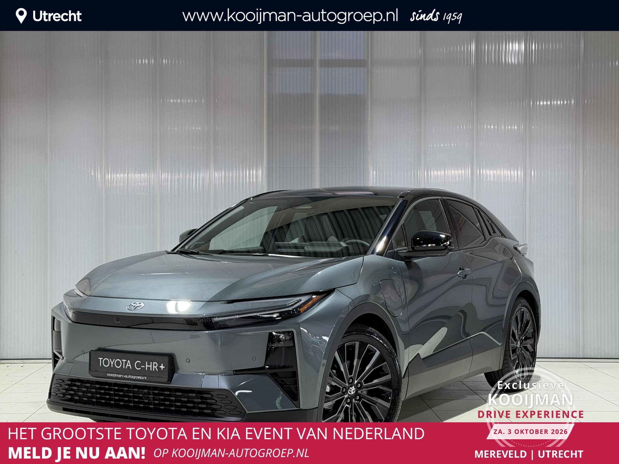 Toyota C-HR+ 77 kWh AWD Executive NIEUW TE BESTELLEN, 2,99%, Auto's, Automaat, Overige modellen, Overige kleuren, 507 km