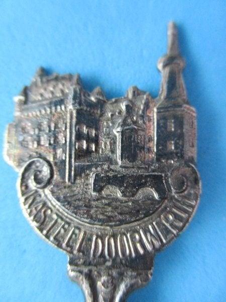 (A3358)  Kasteel Doorwerth molen in bak ( Doorwerth ), Verzamelen, Porselein, Kristal en Bestek, Gebruikt, Bestek, Overige materialen