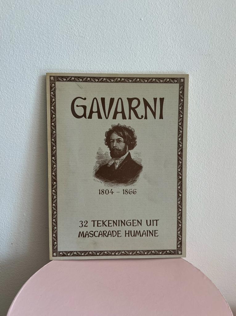 Gavarni 1804-1866 kunst lithografie kunstboek, Ophalen of Verzenden, Gelezen