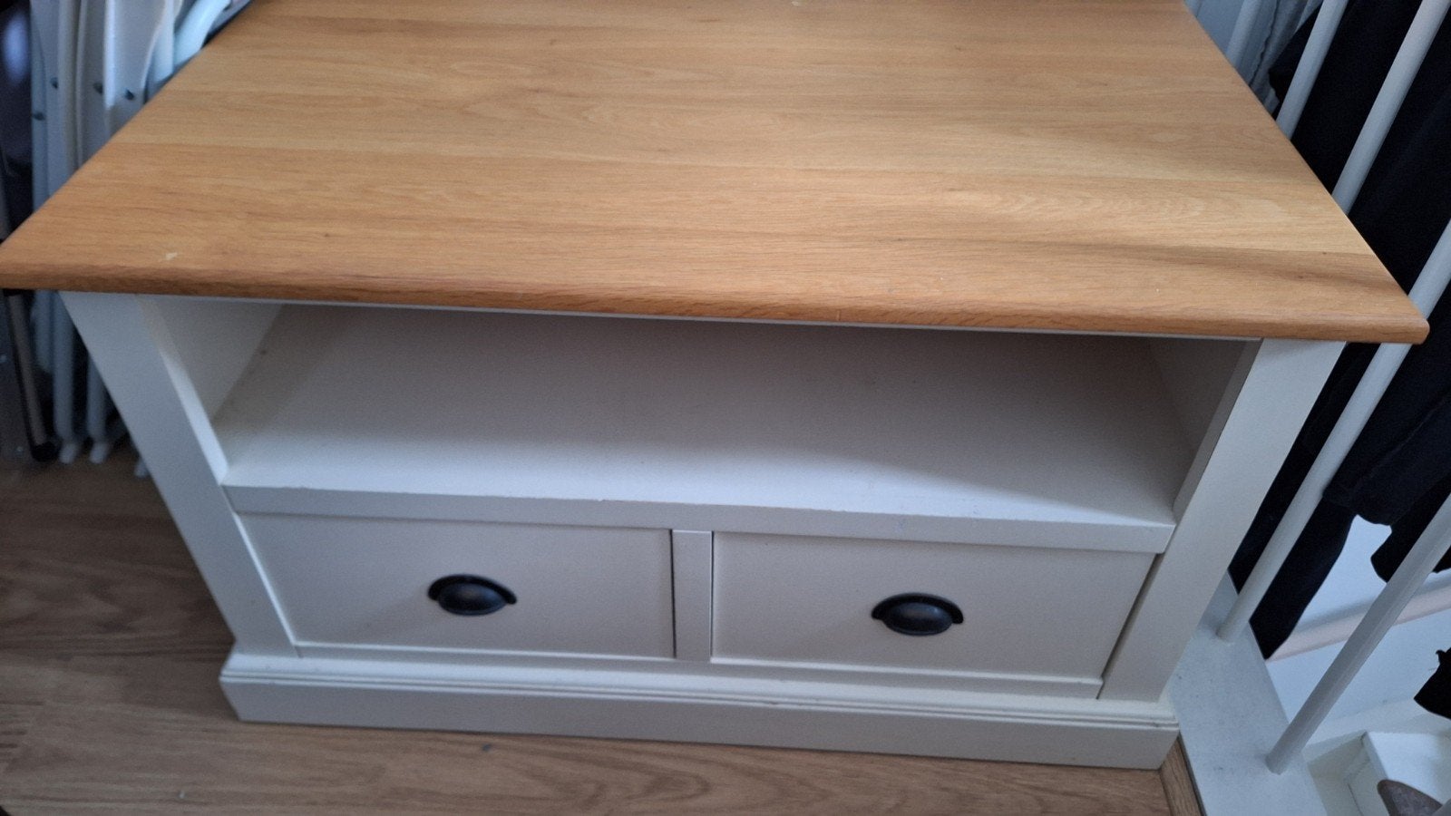Compact TV-meubel op maat - 85x50x51 cm, Ophalen, Modern, Compact, Gebruikt, 50 tot 100 cm
