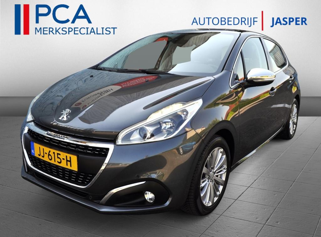 Peugeot 208 1.2 Allure Autom. nav pdc v+a pano (bj 2016), Automaat, 12 maanden, Stof, Gebruikt