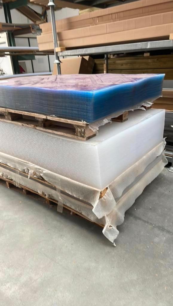 Nieuwe Plexiglas platen 2 mm, 1,17 x 2,05 meter, per 5 stuks, Ophalen, Nieuw