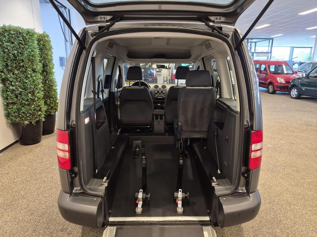 Volkswagen Caddy Rolstoelauto 3+1 (airco), Auto's, 1360 kg, Gebruikt, Bedrijf, Handgeschakeld