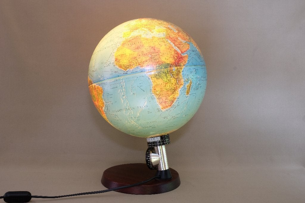 Verlichte Wereldbol Scan-Globe A/S 1987/1991, Ophalen of Verzenden, Verlicht, Gebruikt