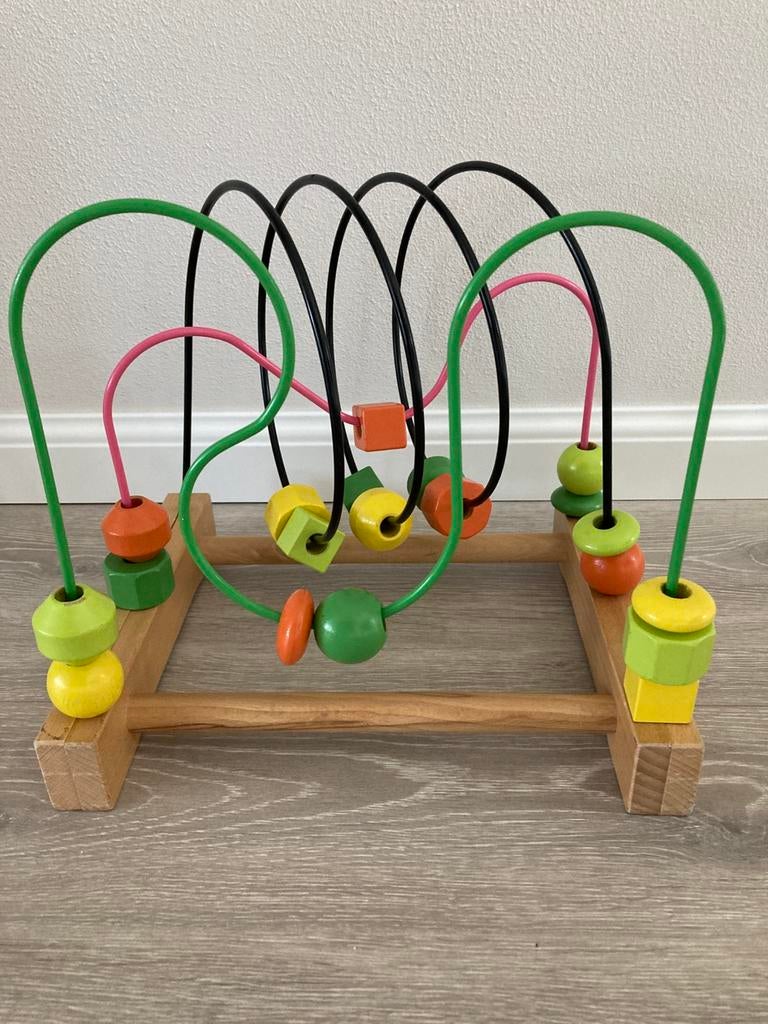 Nette Houten Kralen Speel Spiraal van IKEA, Ophalen, Zo goed als nieuw