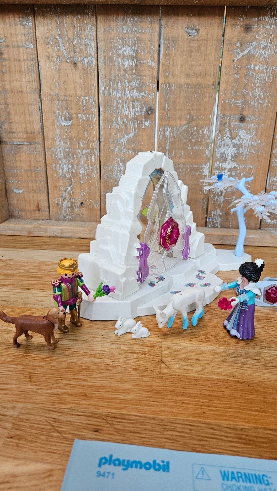 Playmobil 9471 Kristallen poort naar Winterland, Complete set, Ophalen of Verzenden, Zo goed als nieuw, Kasteel/Fort
