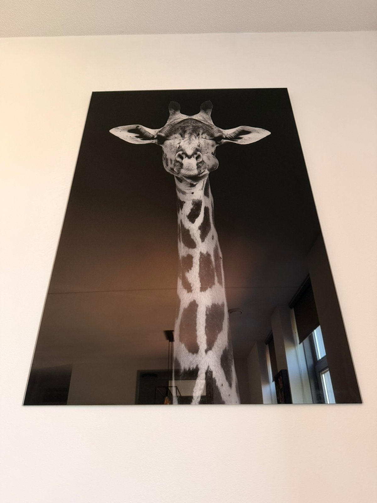 Giraffe schilderij, Ophalen, Zo goed als nieuw, Schilderij