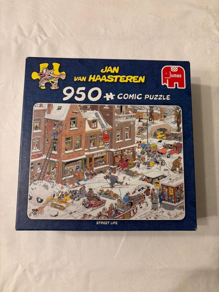 Jumbo jan van haasteren - street life - 950 st puzzel!, Ophalen of Verzenden, 500 t/m 1500 stukjes, Zo goed als nieuw, Legpuzzel