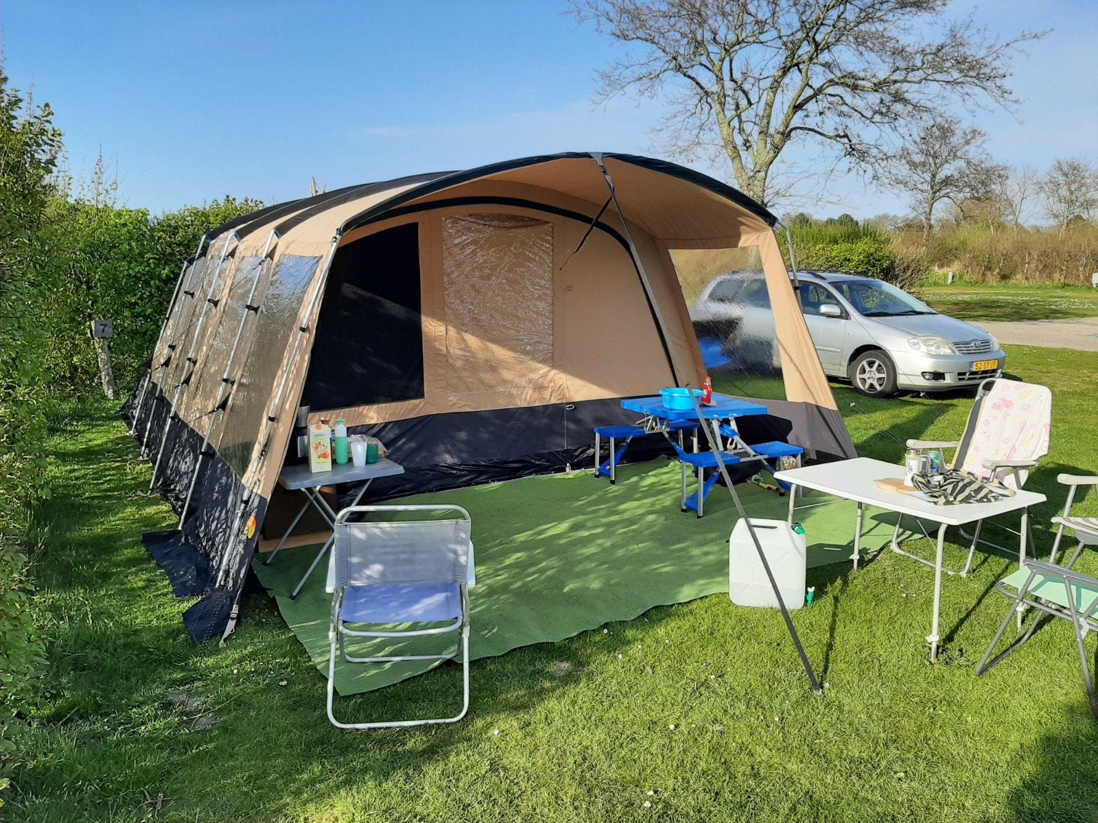 Safarica Pacific Reef 430 TC
 Luxe 5 persoons tent, Ophalen, Gebruikt, Tot en met 5
