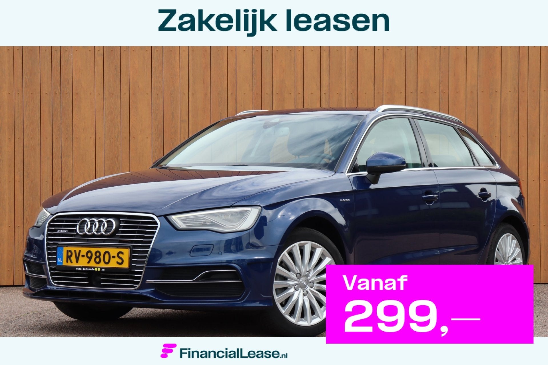 Audi A3 Sportback 1.4 e-tron PHEV Attraction Pro Line plus c, Gebruikt, 4 cilinders, Blauw, Plug-in hybride