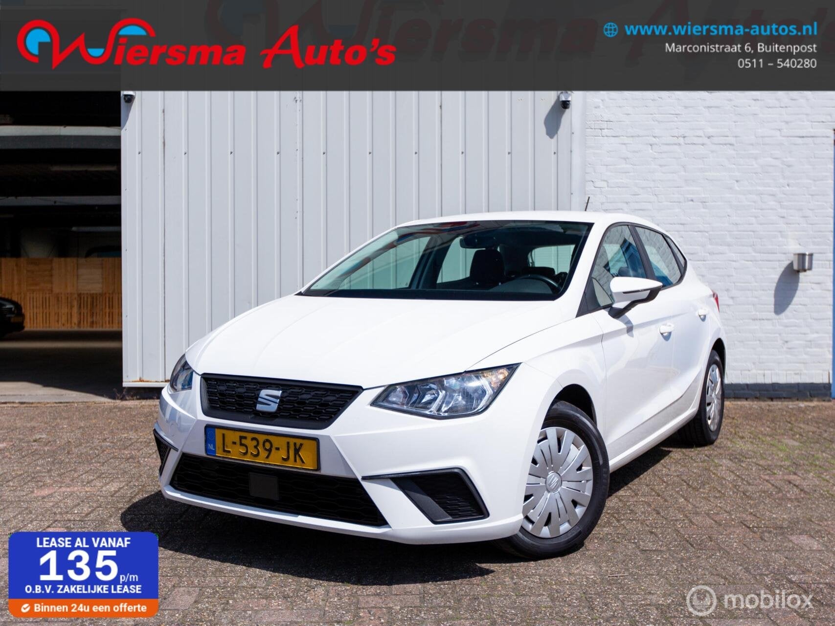 Seat Ibiza 1.0 TSI Style|OrgNL|Afleverklaar|Carplay|Cruise|A, Auto's, Voorwielaandrijving, 40 €/maand, Origineel Nederlands, Bedrijf