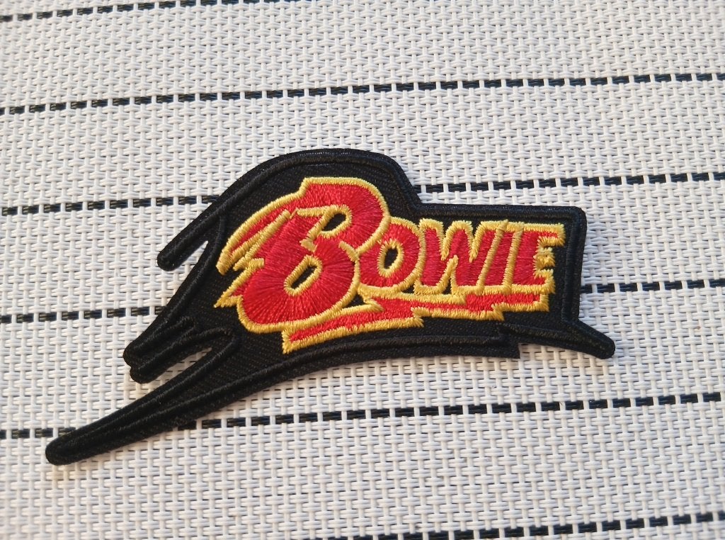 David Bowie leuke shaped logo patch b56, Ophalen of Verzenden, Nieuw, Kleding