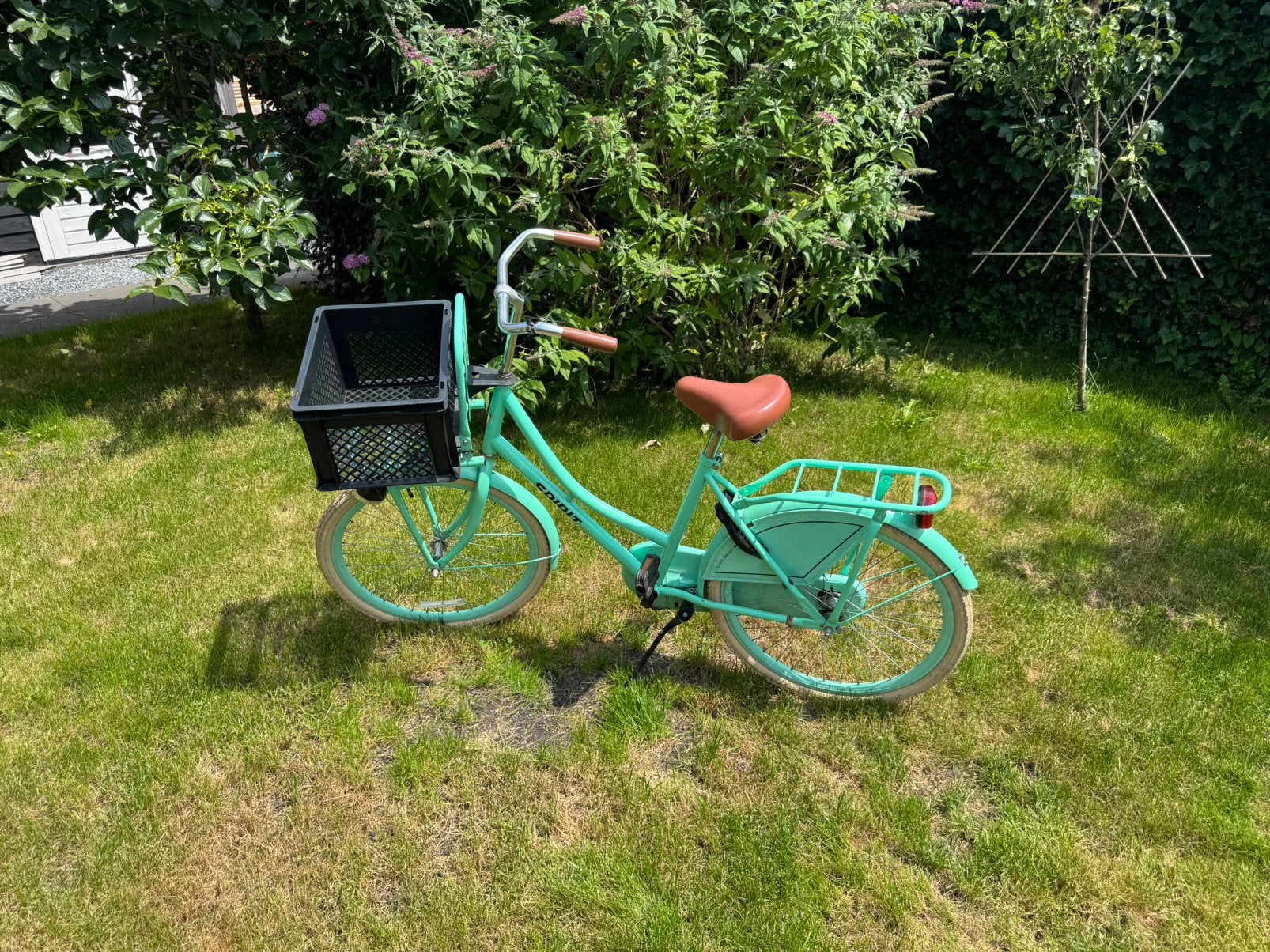 Leuke meisjesfiets te koop, Fietsen en Brommers, Ophalen, Zo goed als nieuw, Terugtraprem, 24 inch