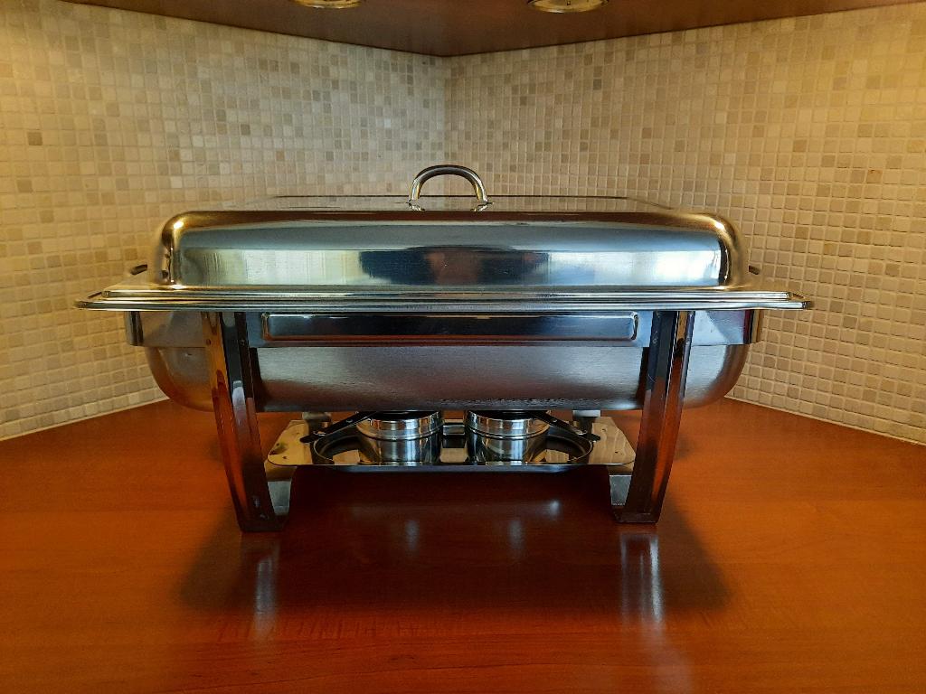 Chafing Dish TGFF 1/1 GN met 1 grote en 6 kleine inzetbakken, Ophalen, Zo goed als nieuw, Metaal, Overige merken