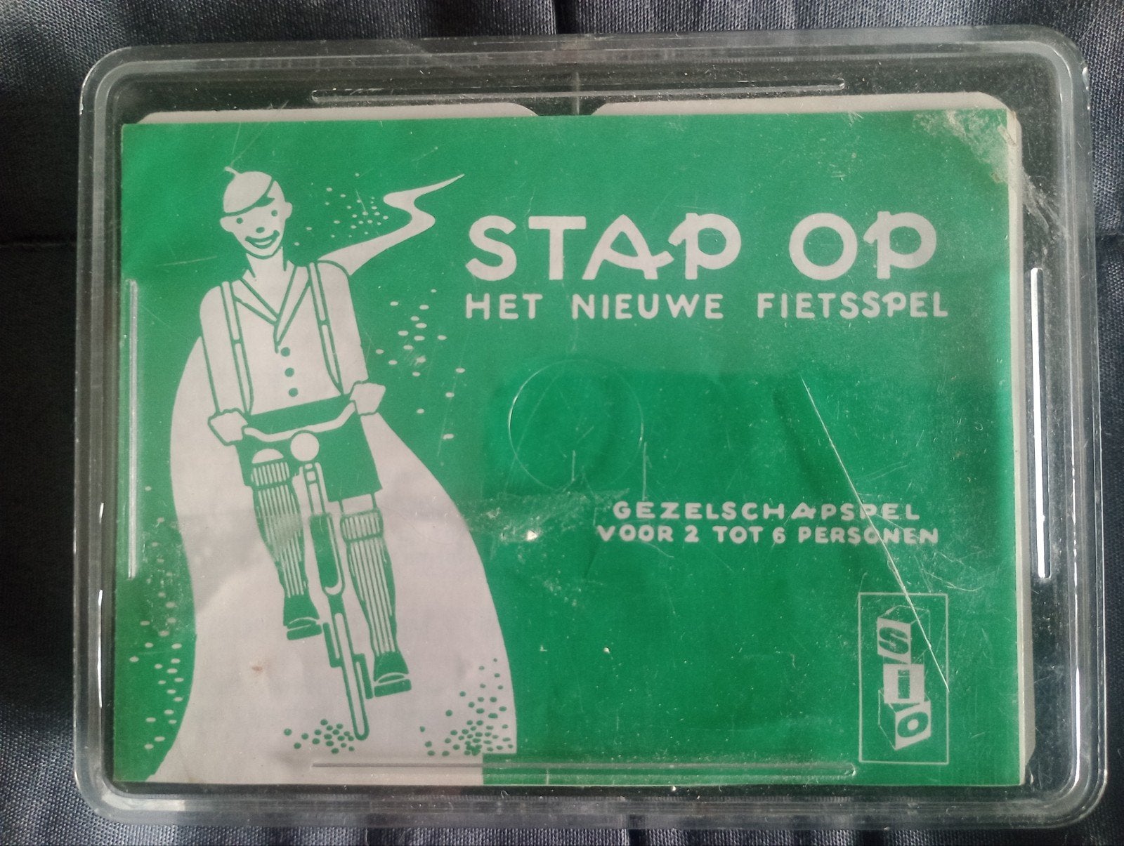 Stap Op: Het Nieuwe Fietsspel - Gezelschapsspel, Een of twee spelers, Ophalen of Verzenden, Gebruikt, SIO