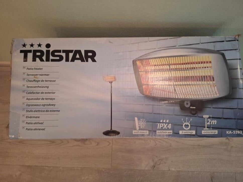 Tristar Terrasverwarmer - Patio Heater, Elektrisch, Vloer, Nieuw, Ophalen of Verzenden