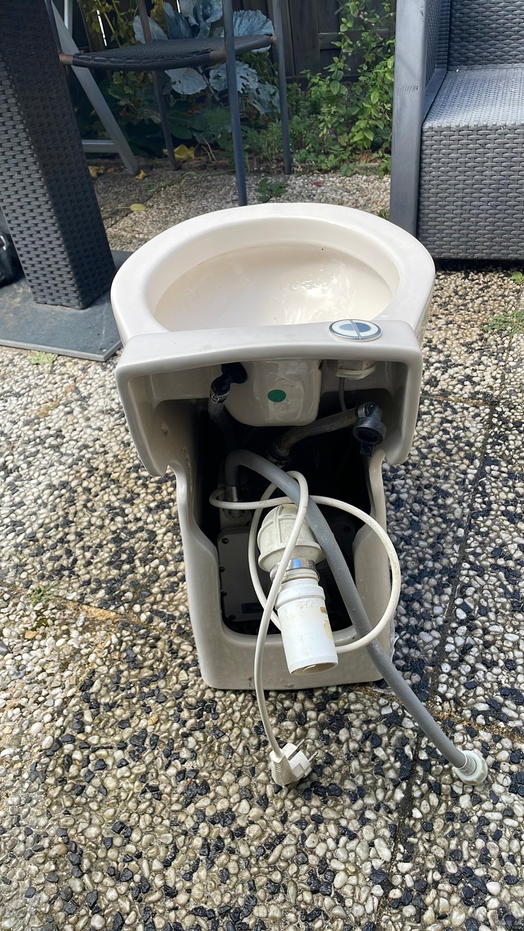 Wc pot compact r 48, Ophalen of Verzenden, Zo goed als nieuw, Toilet