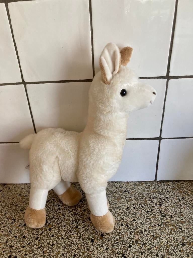 Knuffel lama, Kinderen en Baby's, Speelgoed | Knuffels en Pluche, Ophalen of Verzenden, Zo goed als nieuw, Overige typen