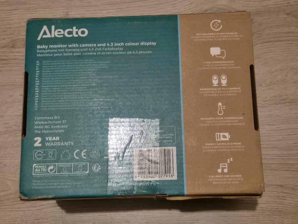 Alecto DVM200M Babyfoon met Camera - Nieuw, Ophalen of Verzenden, Nieuw, 250 meter of meer, Camera