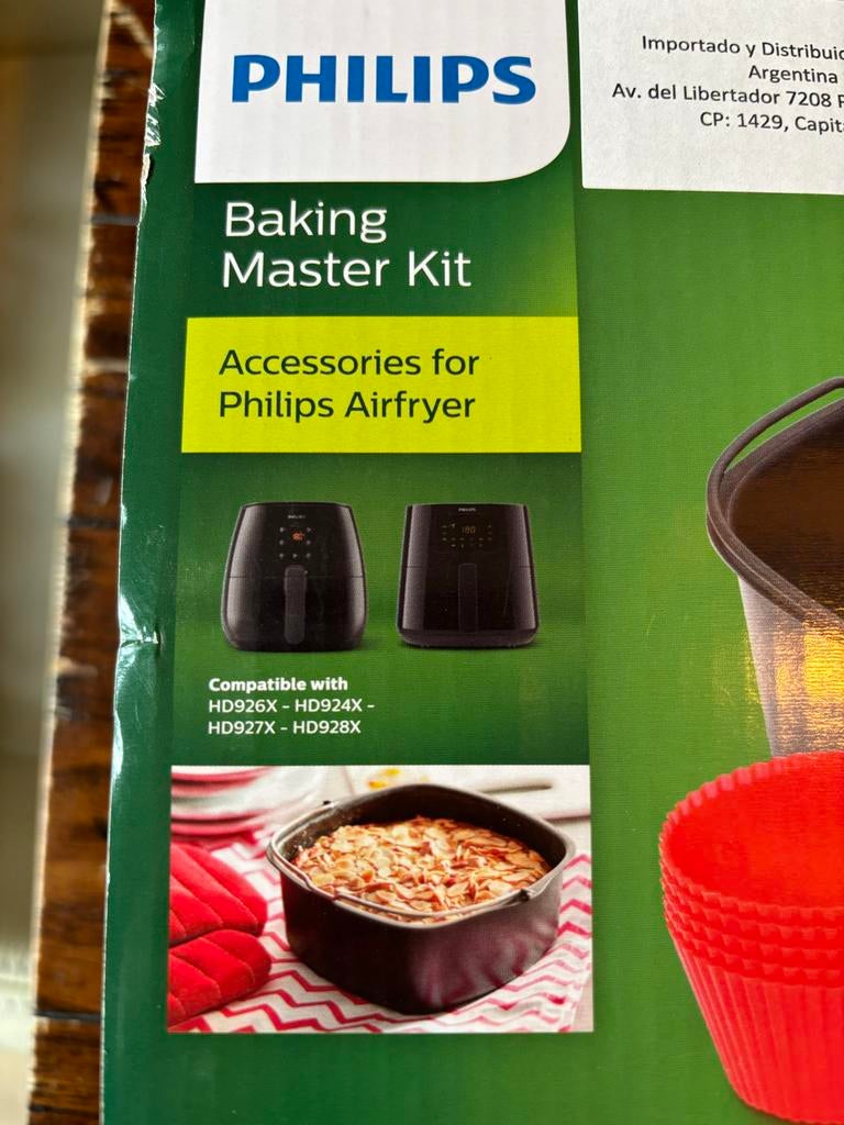 Philips Airfryer Bakaccessoires Kit - Bakken Gemakkelijk, Ophalen of Verzenden, Nieuw, Airfryer XL