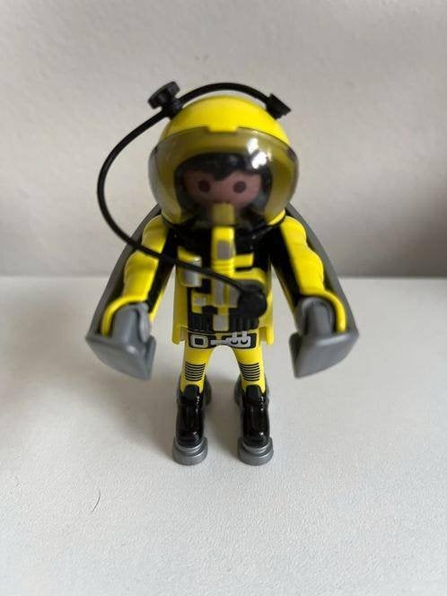 Playmobil Ruimtevaarder Astronaut Geel met Jetpack, Kinderen en Baby's, Complete set, Ophalen of Verzenden, Zo goed als nieuw