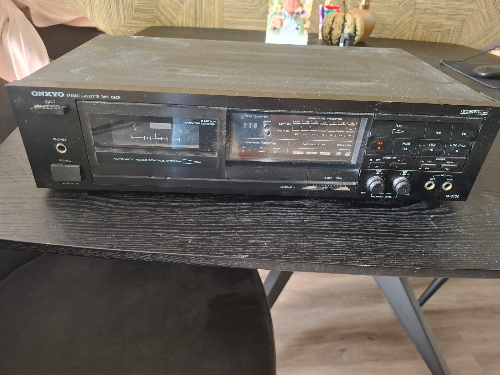 Onkyo TA-2130 Stereo Cassette Tape Deck, Ophalen, Enkel, Tiptoetsen