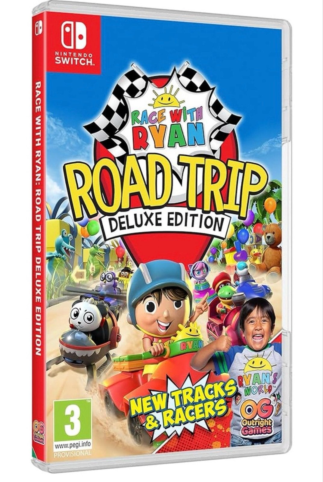Race With Ryan Road Trip Deluxe Edition (Nintendo Switch), Ophalen, Nieuw, Met games