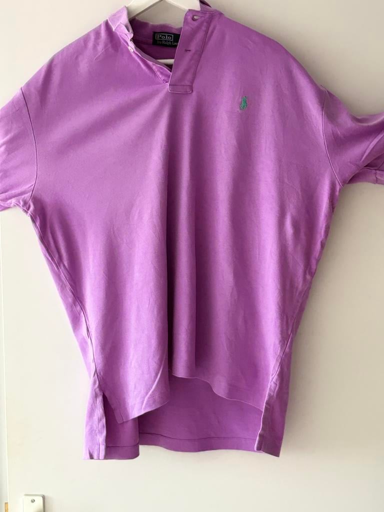 Ralph lauren polo L, Ophalen of Verzenden, Gedragen, Paars, Shirt