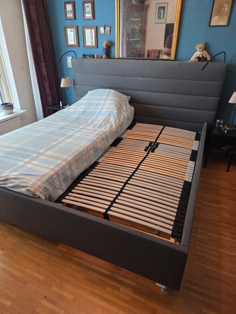 Dubbel bed, Ophalen, Tweepersoons, 180 cm, 200 cm
